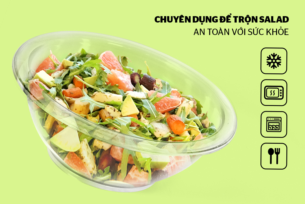 Bát trộn salad Sunhouse Biozone KB-MI900S 900ml