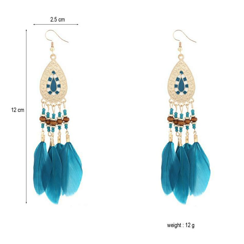( Có Sẵn ) Khuyên Tai Boho Vintage