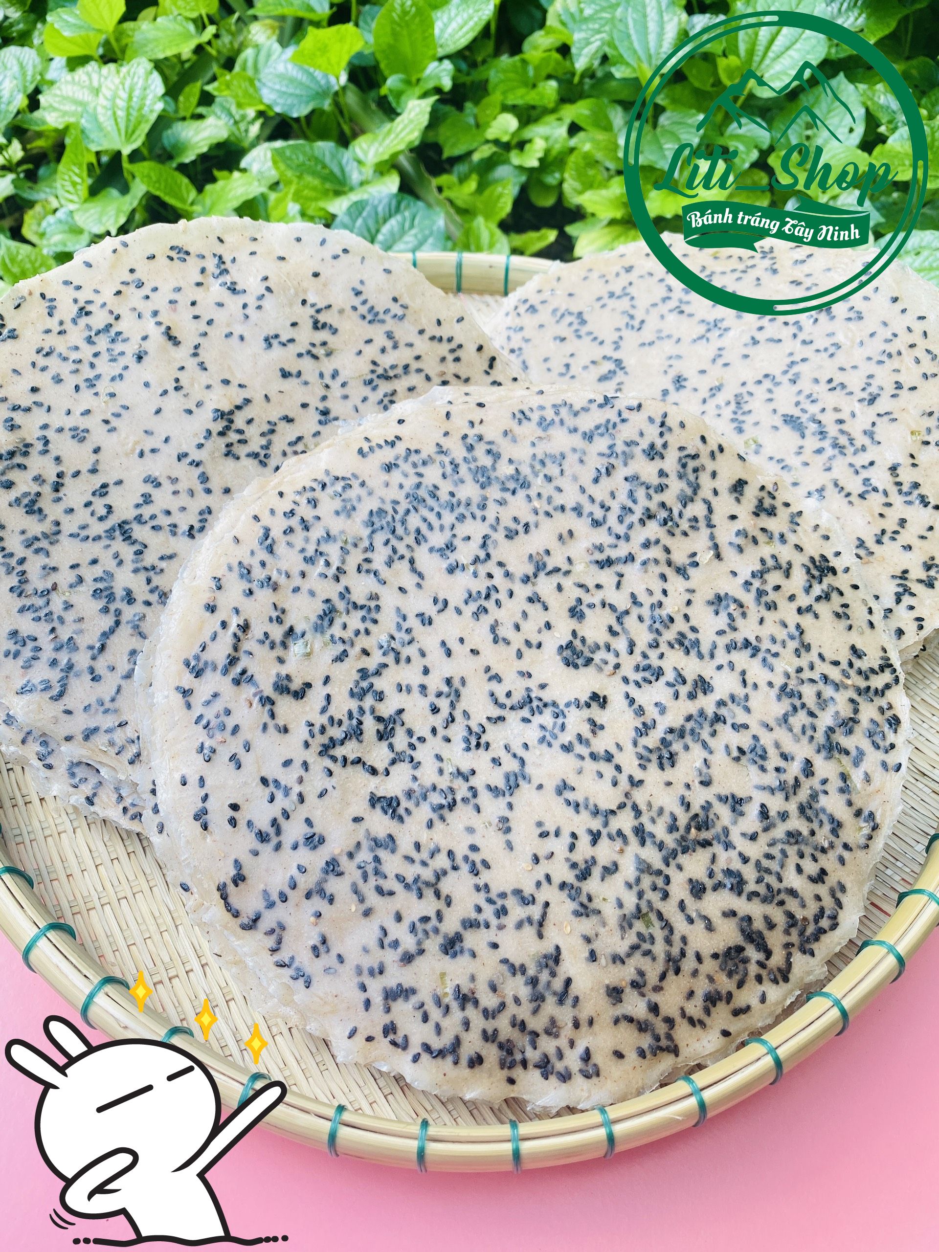 10 Cái bánh nướng mè dừa 400Gr