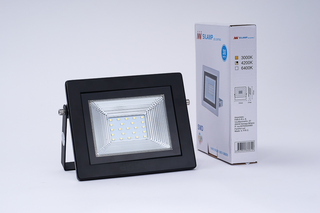 30W Led Floodlight with Black Casing