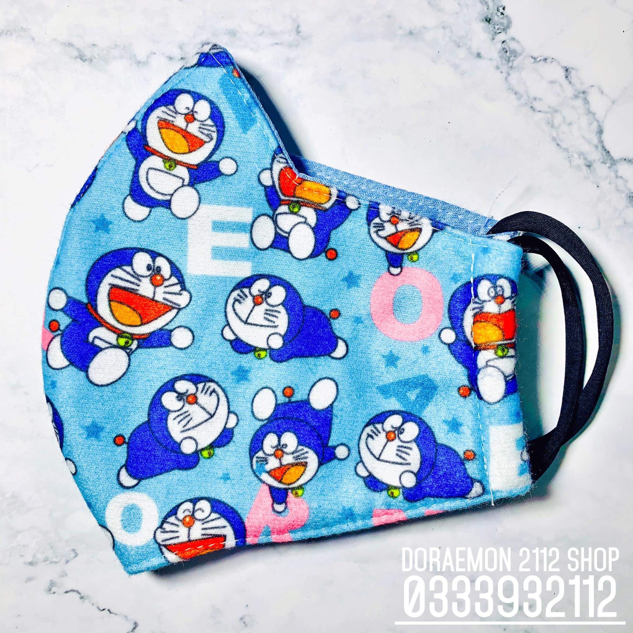Khẩu trang vải Doraemon