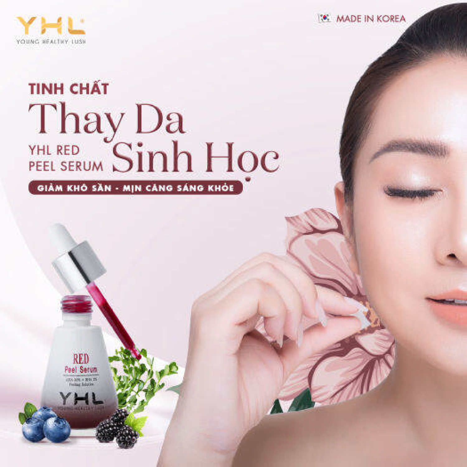 THAY DA SINH HỌC YHL. (Red peel serum)