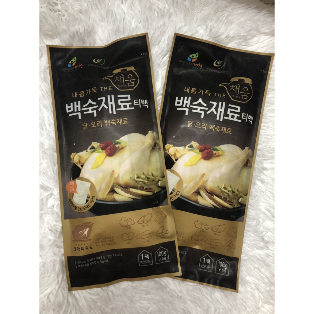 Sâm hầm gà Hàn Quốc 100g