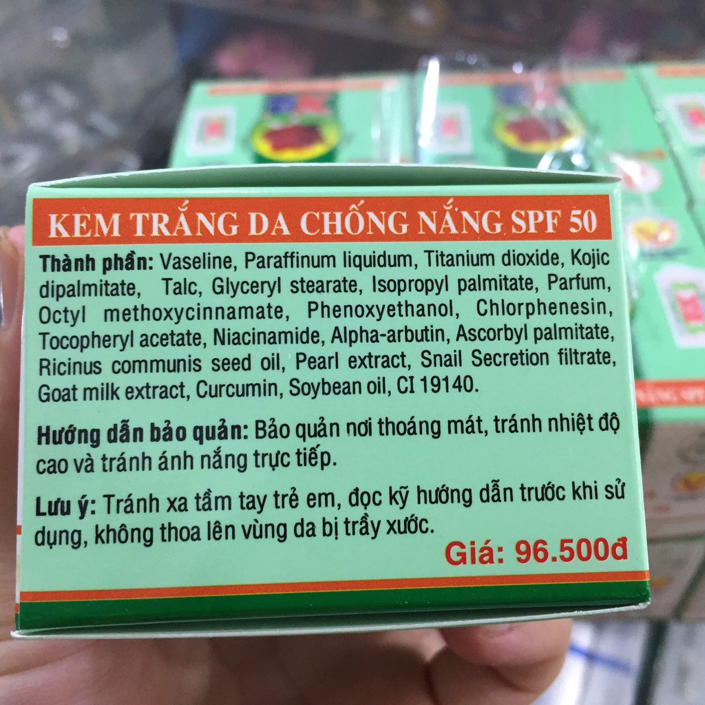 Kem X2 trắng da chống nắng spf 50 g