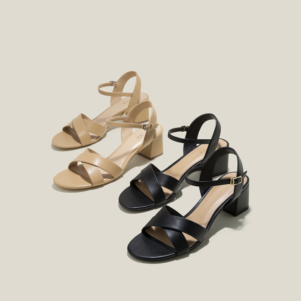 [Voucher 50K | 25.10 - 29.10] Vascara Giày Sandal Basic Cross Strap - SDN 0771