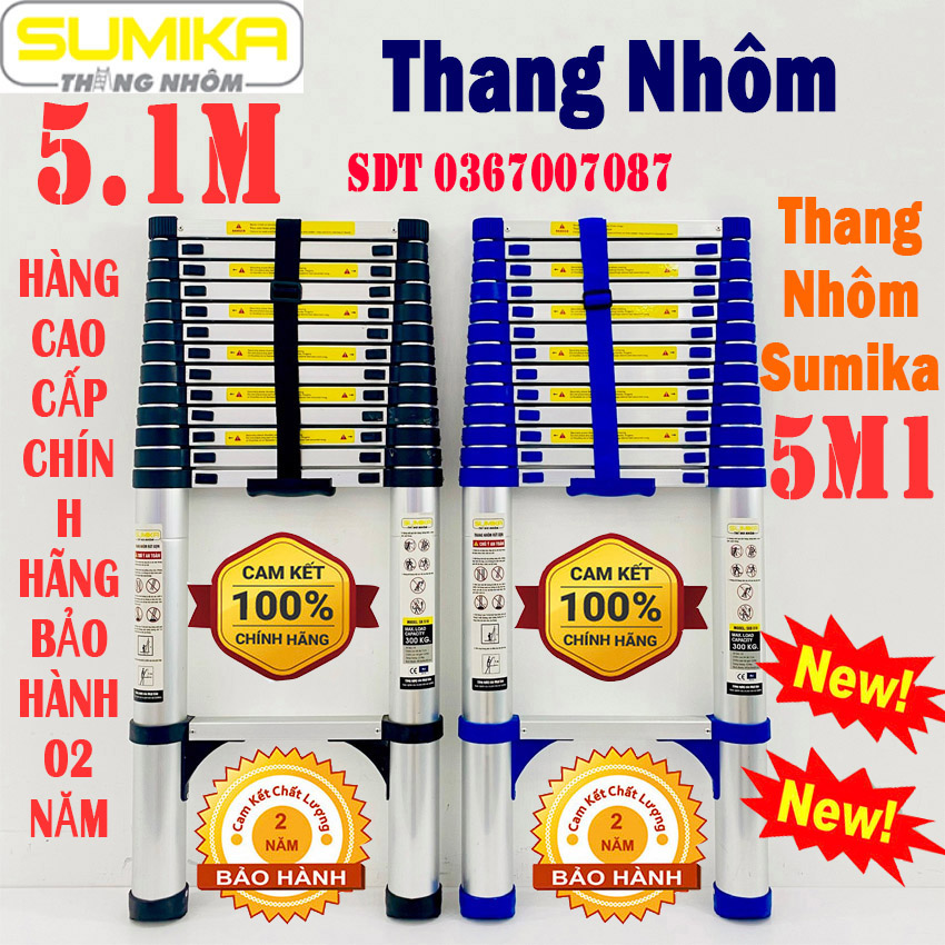 Thang nhôm sumika 5m1