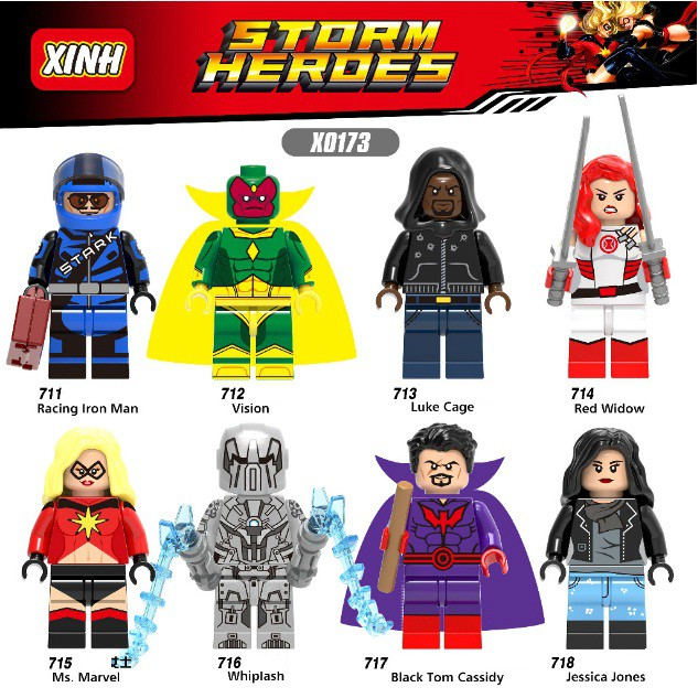 Mini super heroes các nhân vật siêu anh hùng mới .n.h.ấ.t. x0173