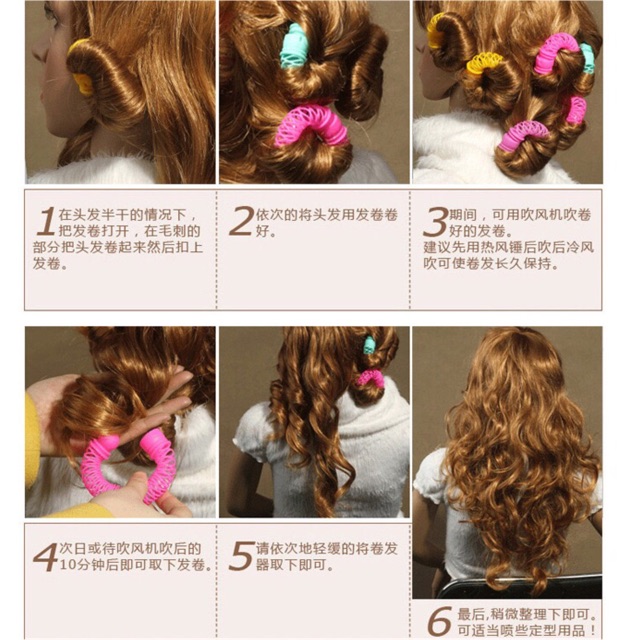 👑Lô lò xo quấn tóc xoăn,size đại,túi 6c