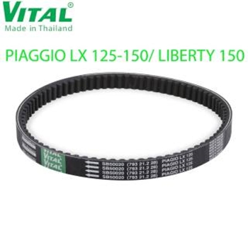 Dây Curoa Vital cho Piaggio Vespa LX (đai truyền động côn ly hợp 2v)
