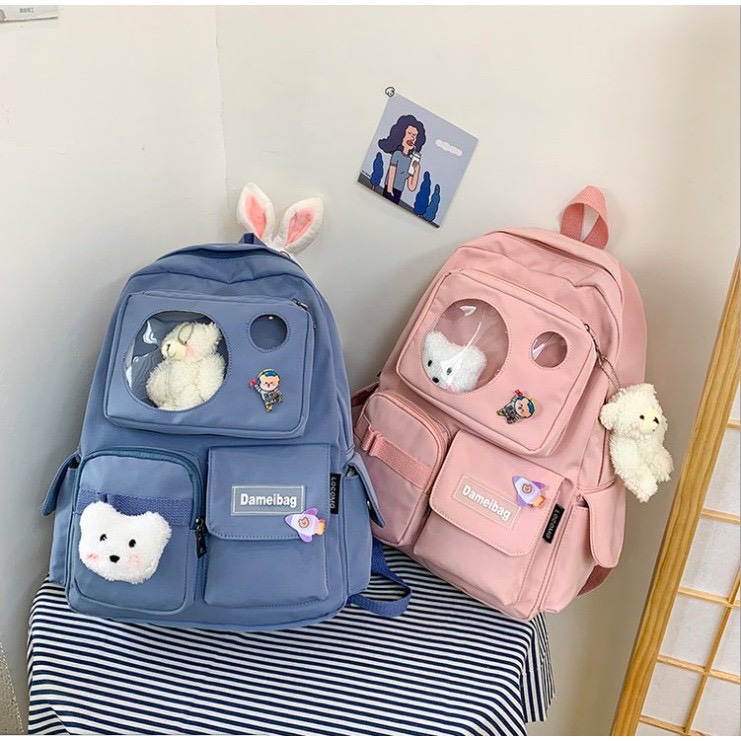 Balo ulzzang chống nước thời trang B101