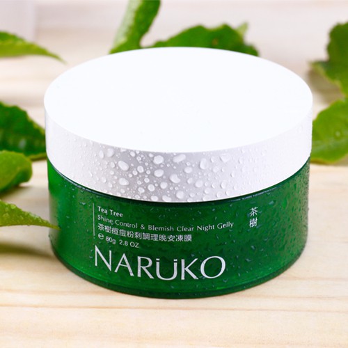 [HCM]Mặt Nạ Ngủ Naruko Tea Tree Shine Control Blemish Clear Night Gelly 80 Gr