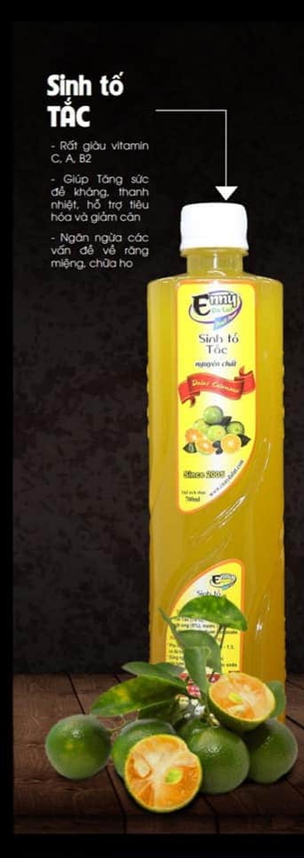 Sinh tố TẮC 700ml ENNY Đà Lạt