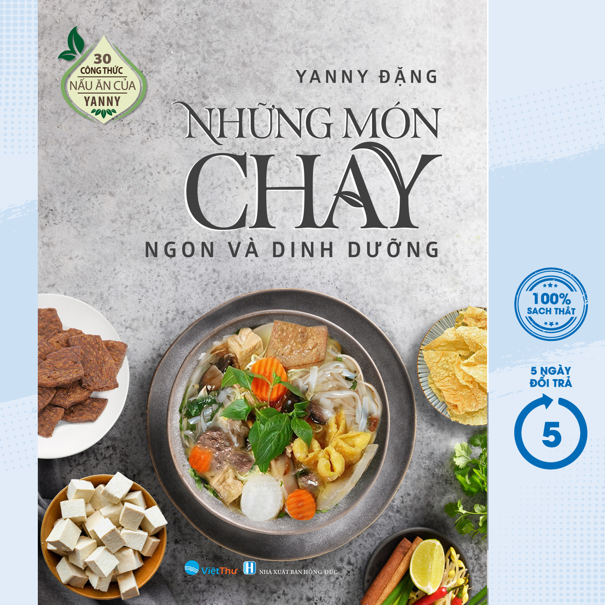 Sách - 30 Công Thức Nấu Ăn Của YANNY - Những Món Chay Ngon Và Dinh Dưỡng - VT - Newshop