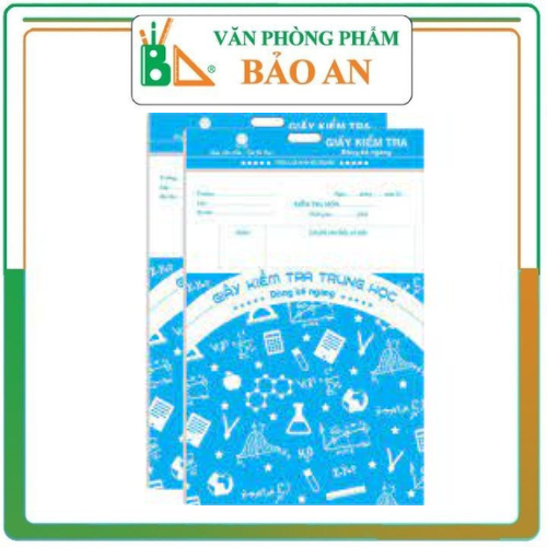 Giấy kiểm tra kẻ ngang Hải Tiến 2005
