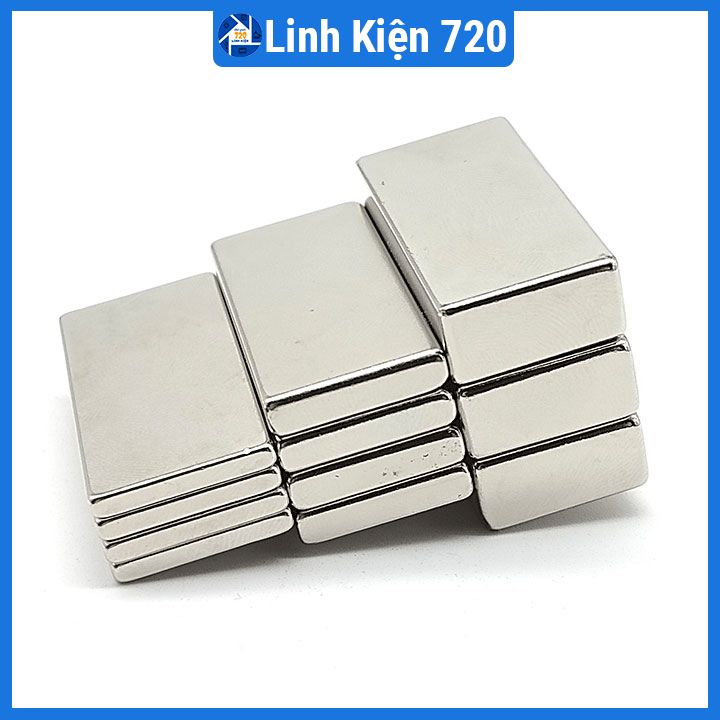 Bộ 2 viên nam châm đất hiếm 20x10x2mm ( từ tính hút cực mạnh )