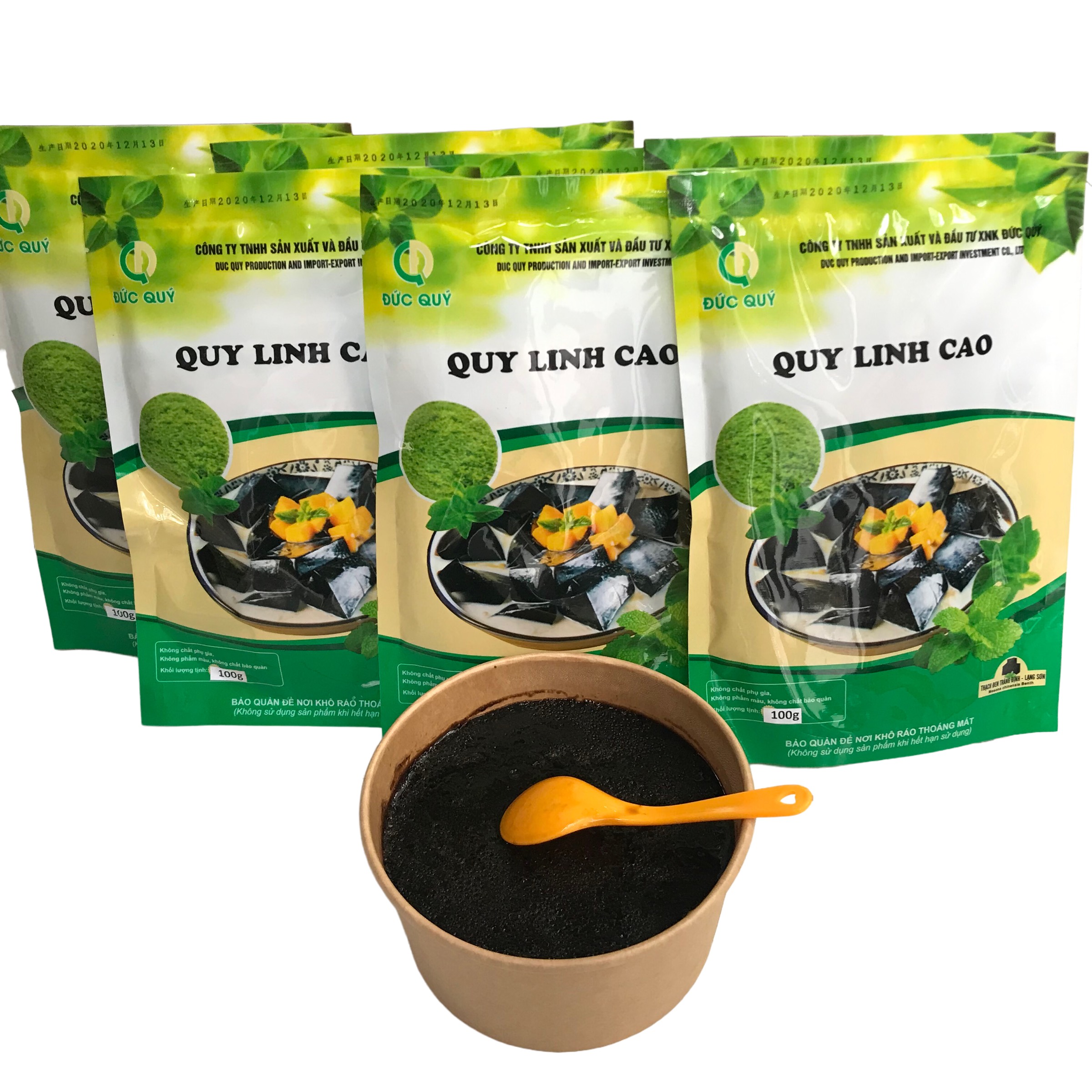 Bột Thạch đen (Quy Linh Cao) ĐỨC QUÝ loại 100g