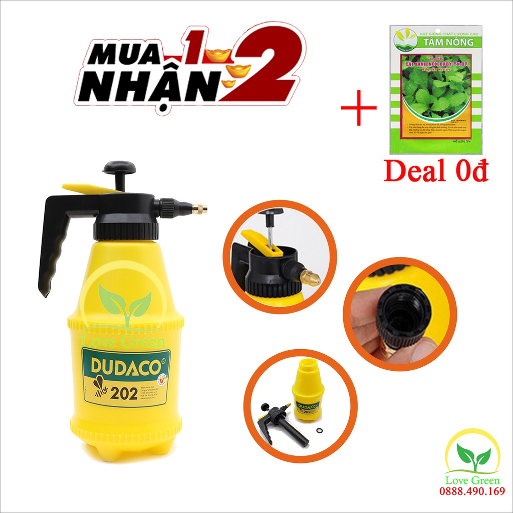 Bình xịt phun sương Dudaco 101 1L BX02 - VTNT