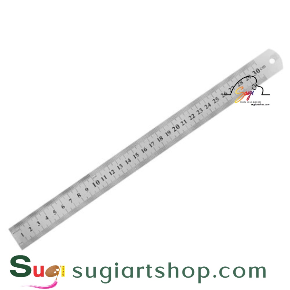 Thước sắt loại dày, thước sắt 30cm