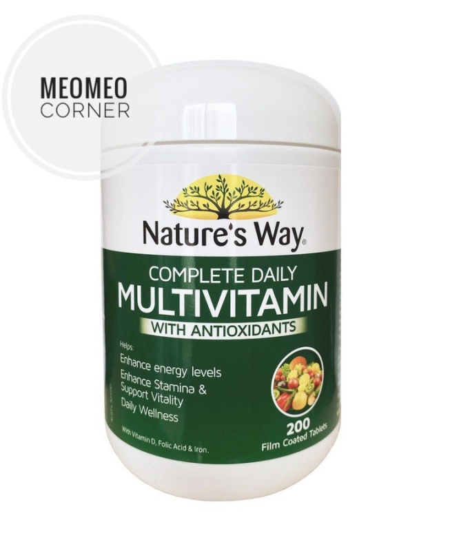 Vitamin Tổng Hợp Tảo Biển Nature’s Way Complete Daily Multivitamin 200 Viên nhập khẩu