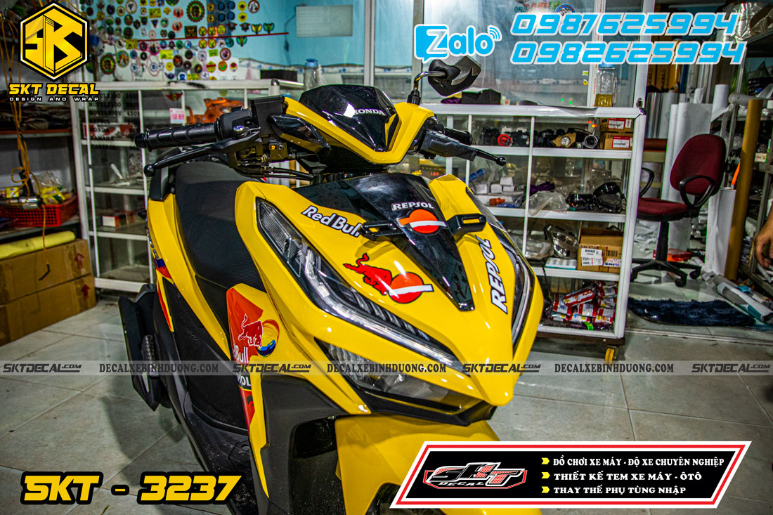 tem rời vario vàng cam repsol