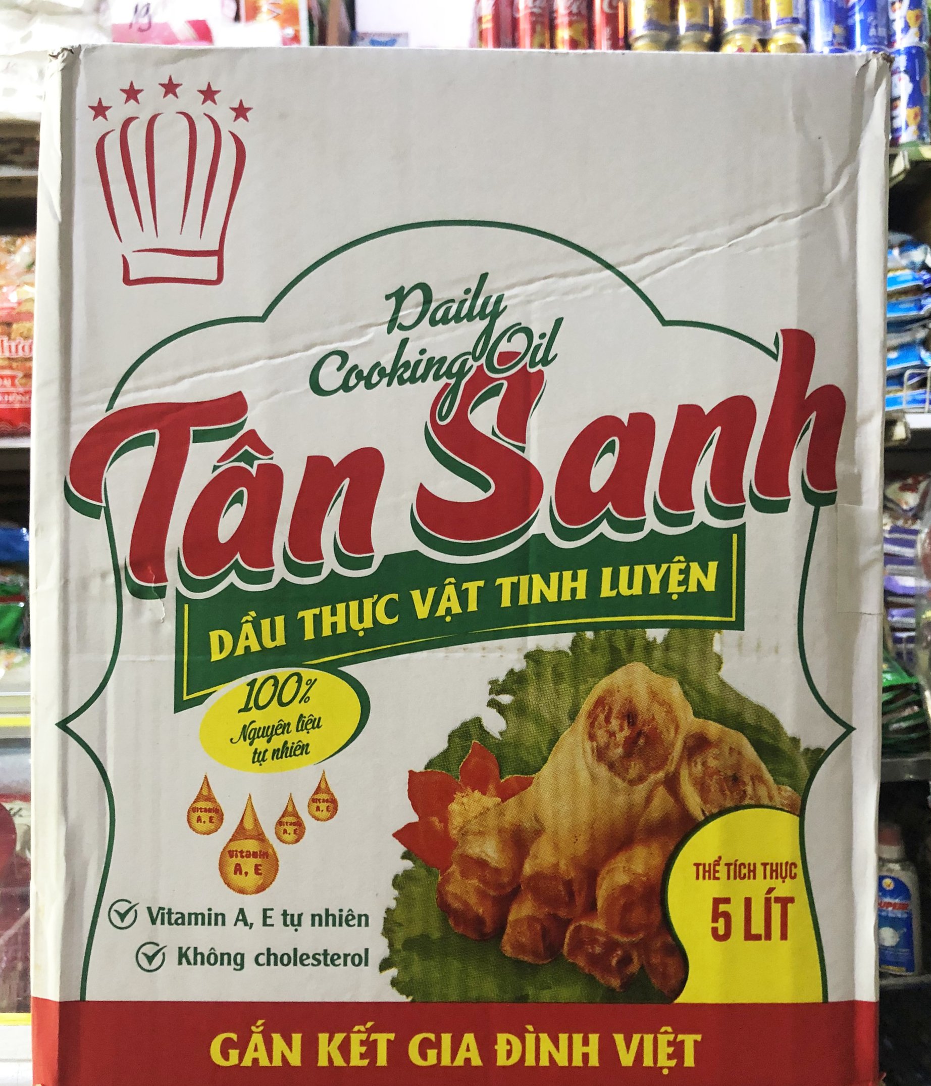 Dầu Ăn Tân Sanh Chai 5 Lít