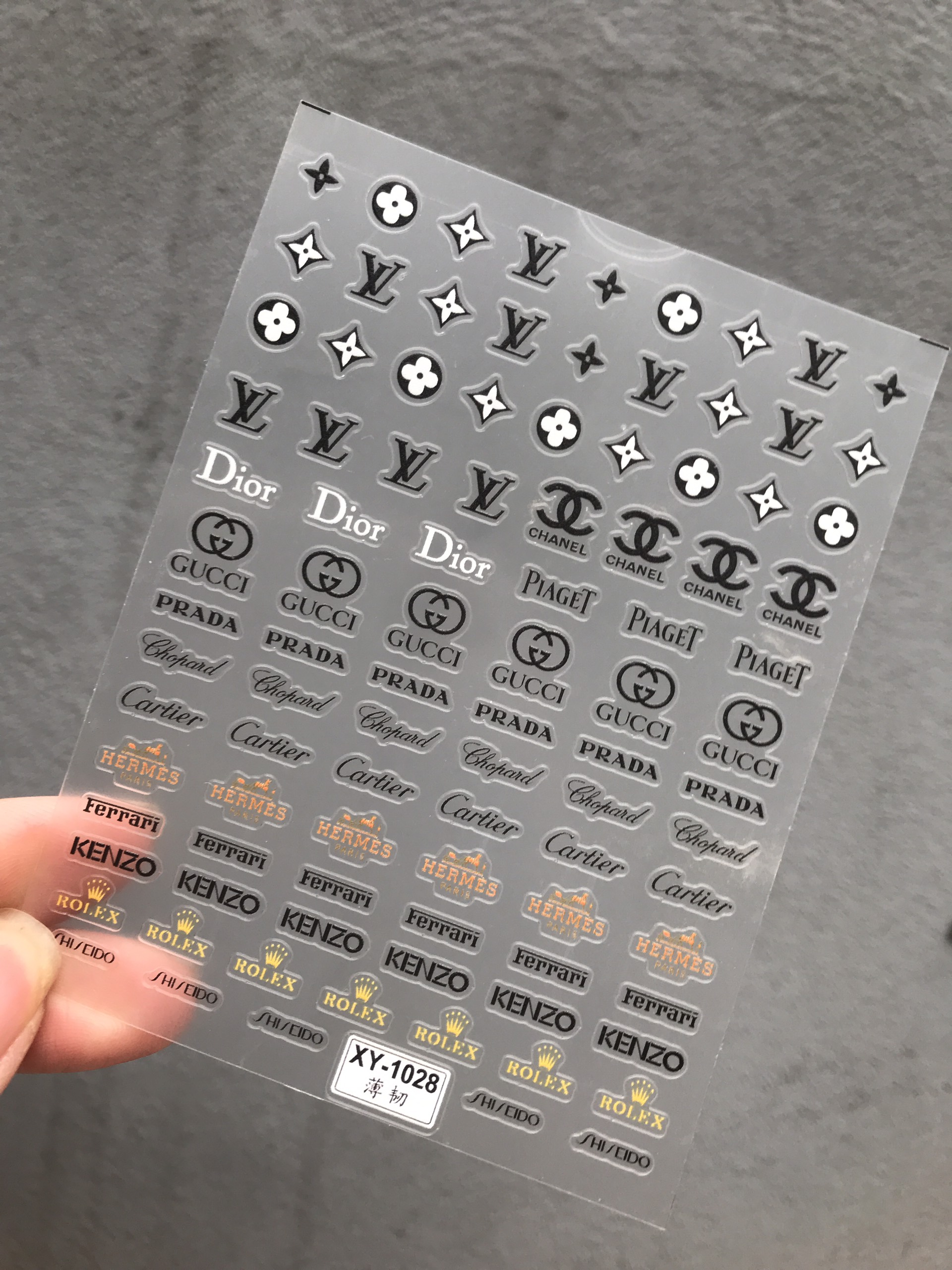 Sticker nail 3D trang trí móng tay