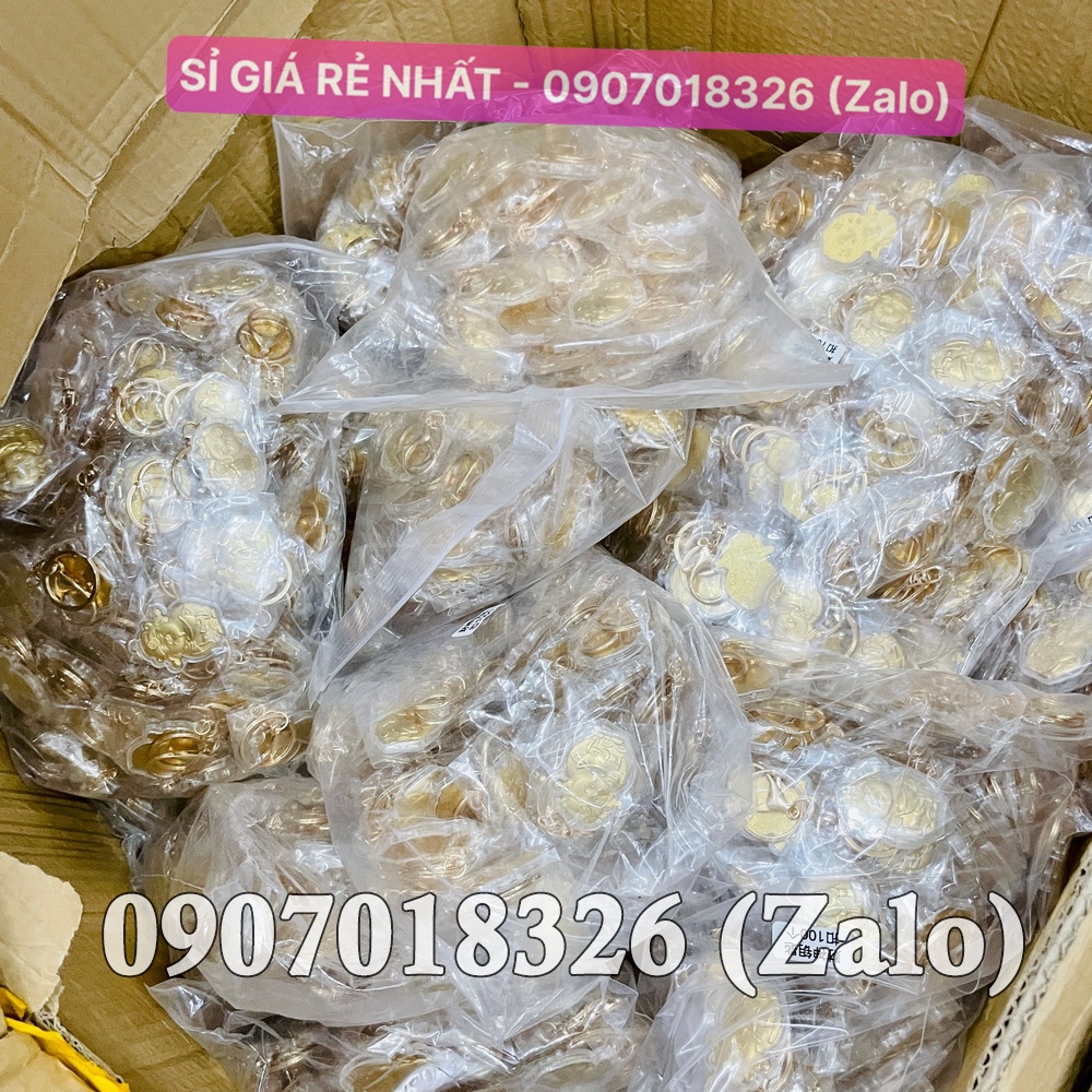 Móc Khóa Thần Tài May Mắn Chiêu Tài