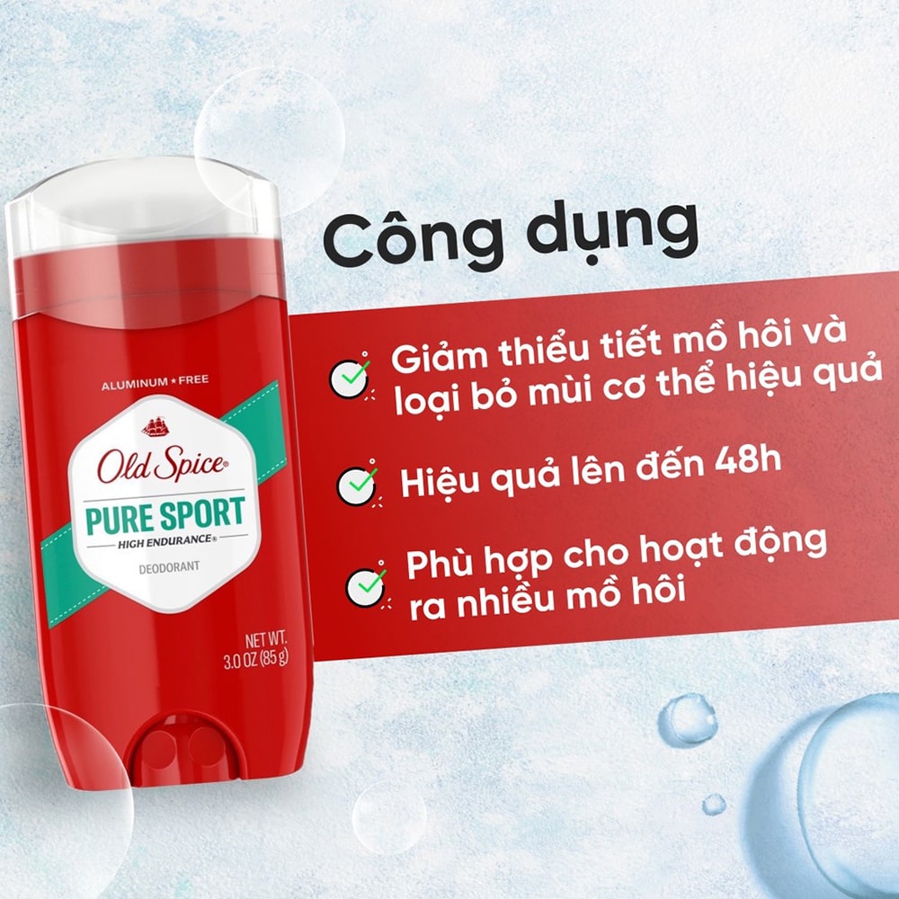Lăn Khử Mùi Sáp Old Spice Nhập khẩu Dành Cho Nam Giới