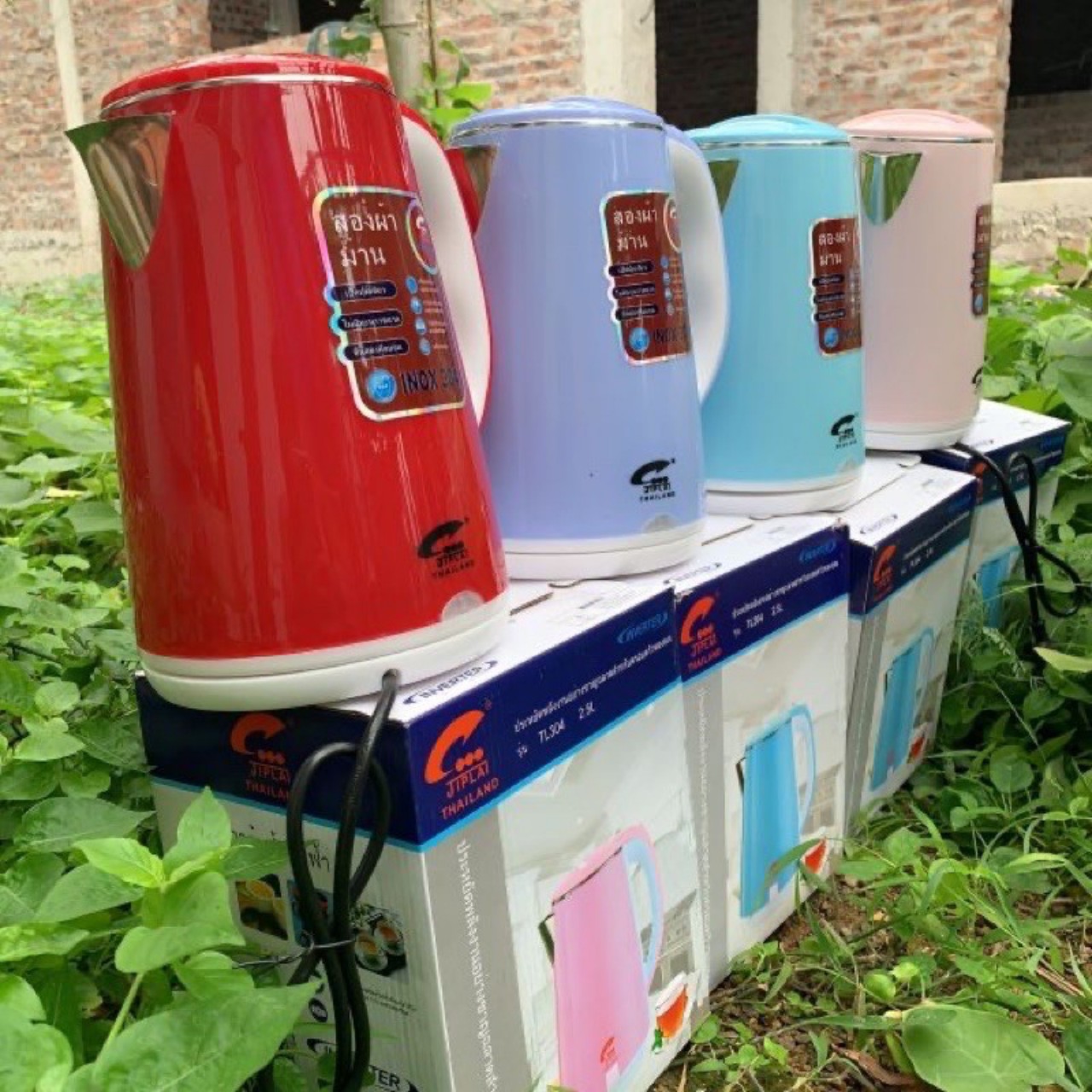 Ấm siêu tốc 2 lớp 2.5L Thái Lan