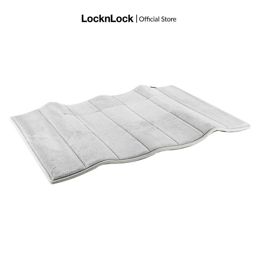 Thảm chùi chân Memory Foam Lock&Lock kiểu Stripe cỡ M 460x700x15mm - MAT511