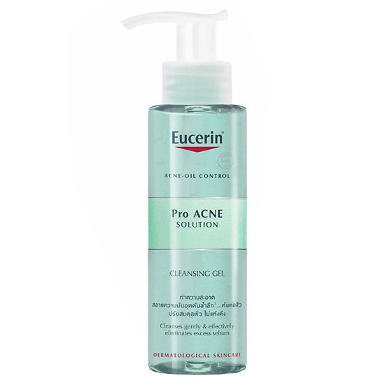 Gel rửa mặt Eucerin ProAcne Cleansing Gel 200ml