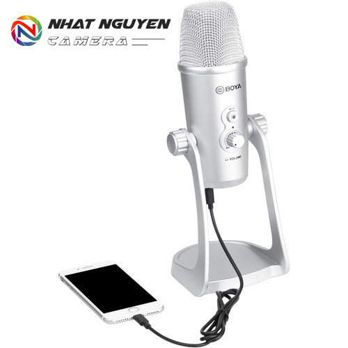 [HCM]Micro BOYA PM700SP - Micrô USB đa năng (iOS / Android Mac / Windows) - BY-PM700SP - Bảo hành 12 tháng