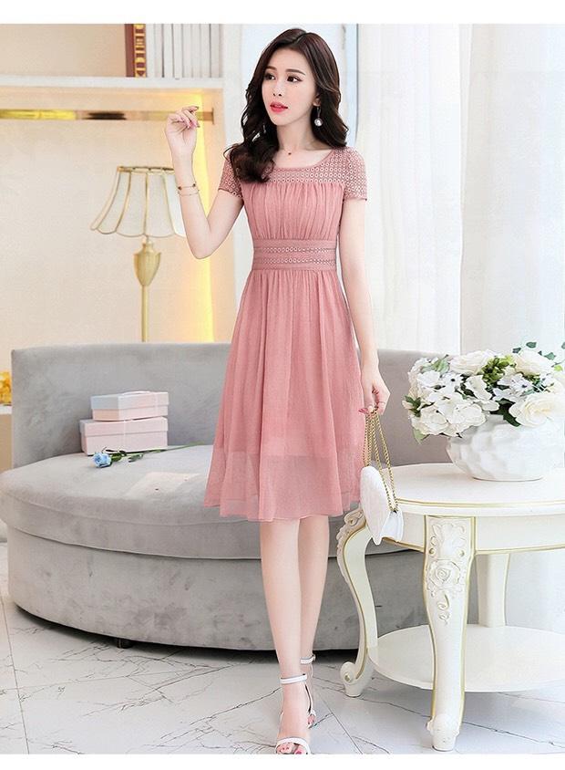 ĐẦM XÒE NHÚN EO SIÊU XINH