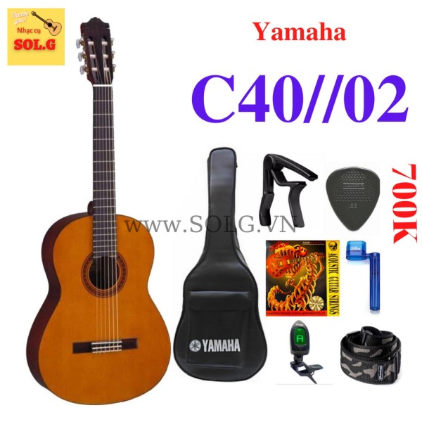 Guitar Classic Yamaha C40 - Sản Phẩm Chính Hãng - Đầy Đủ Tem Bảo Hành