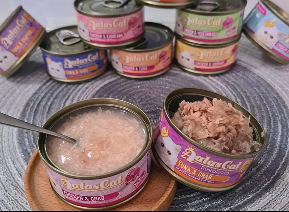 Combo 24 Lon Pate AATAS Mix Vị 80g Cho Mèo - [Nông Trại Thú Cưng]