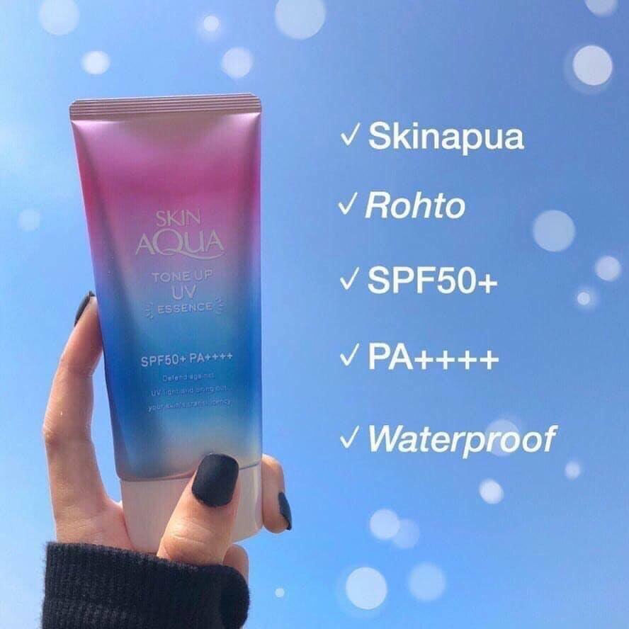 Sunplay Skin Aqua tone up UV essence SPF50 + PA +++-free Max-konni39 air conditioning sun cream