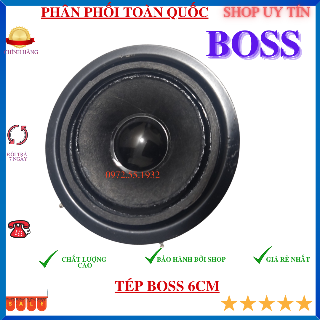 Củ  loa rép boss 8cm từ 60 hàng chất lượng chuẩn  - giá 2 chiếc