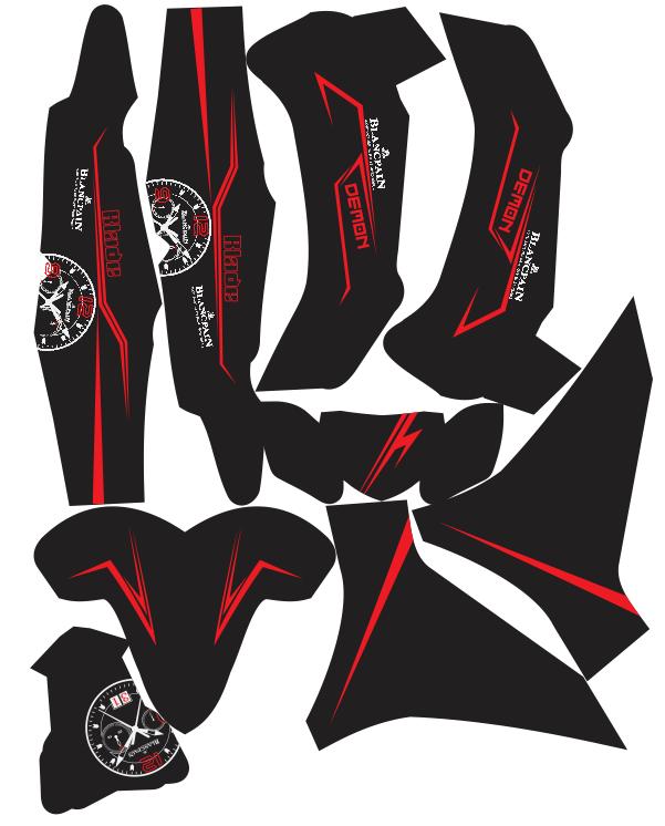 Tem trùm honda blade đồng hồ chỉ