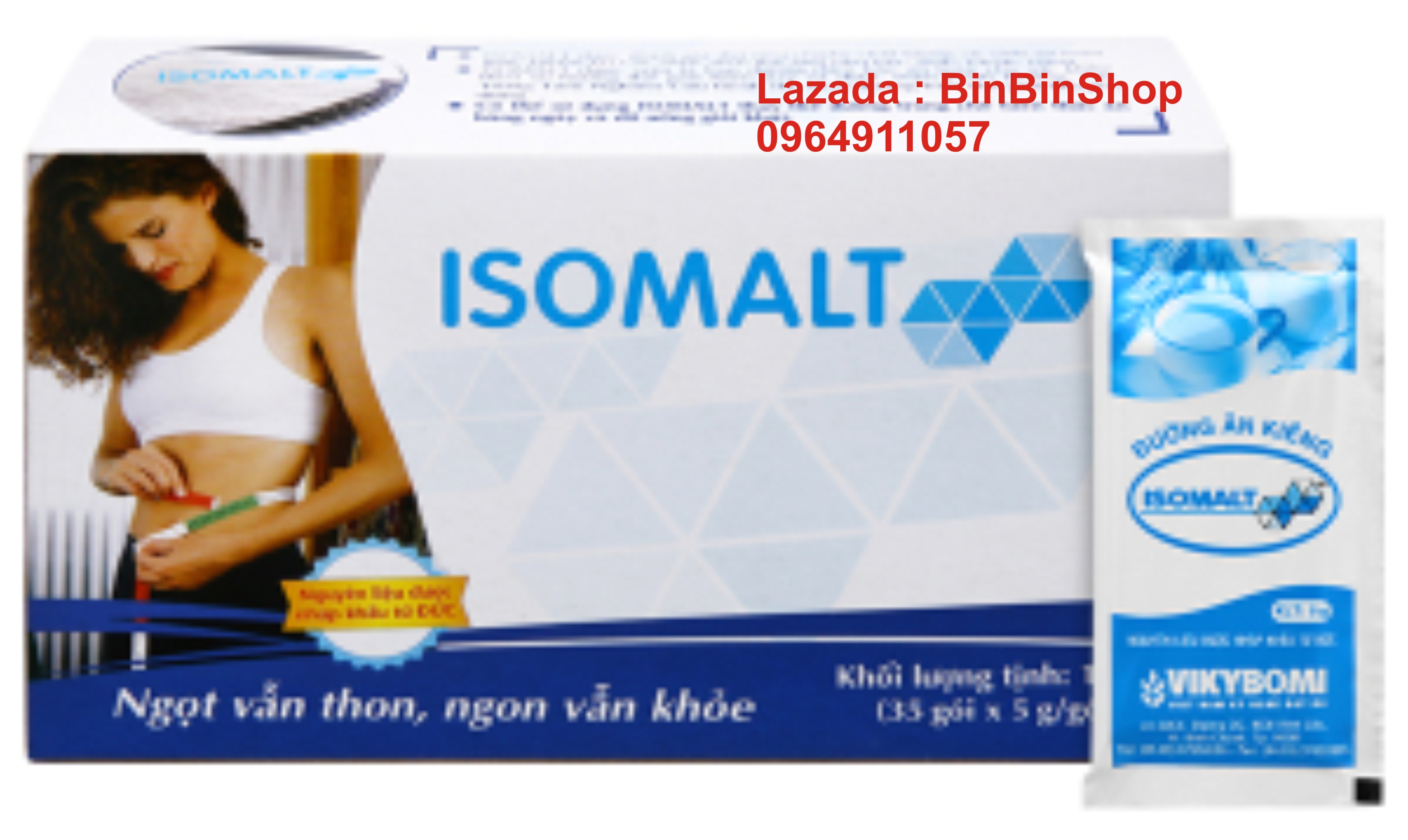 {Bình Ổn Giá} Đường ăn kiêng isomalt 35 gói x5g/gói