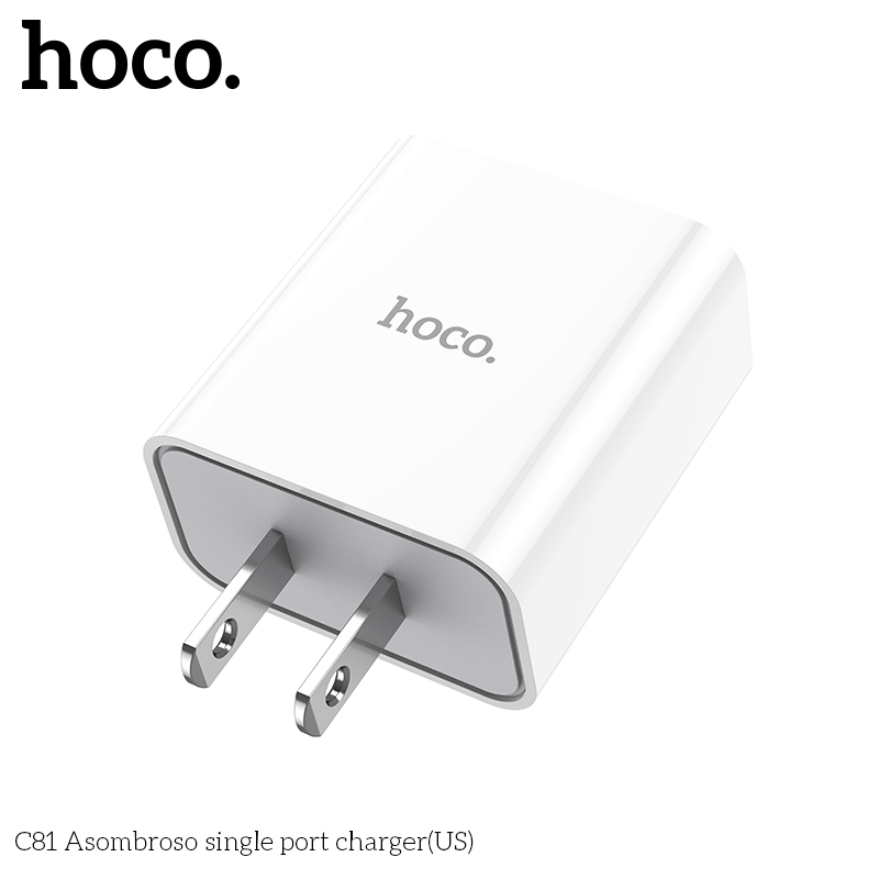 Cốc sạc Hoco C81 2.1A (Trắng) - Nhất Tín Computer