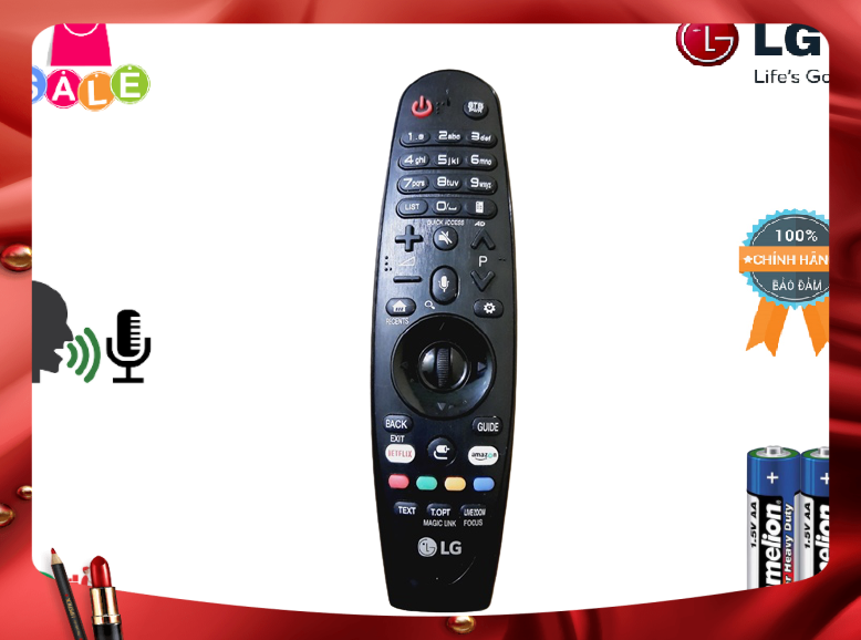 Remote điều khiển từ xa tivi giọng nói lg an-mr650a lg 2017- hàng chính hãng bóc máy còn rất mới tầm 95% + tặng kèm pin