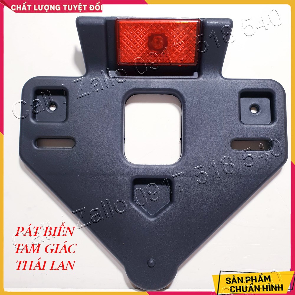 Bát biển tam giác Thái lan (pát , pass bảng số) Dream, Wave, Sirius có phản quang