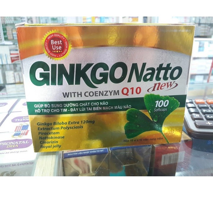 [hàng chính hãng] Hoạt huyết dưỡng não Ginkgo Natto with coenzym Q10