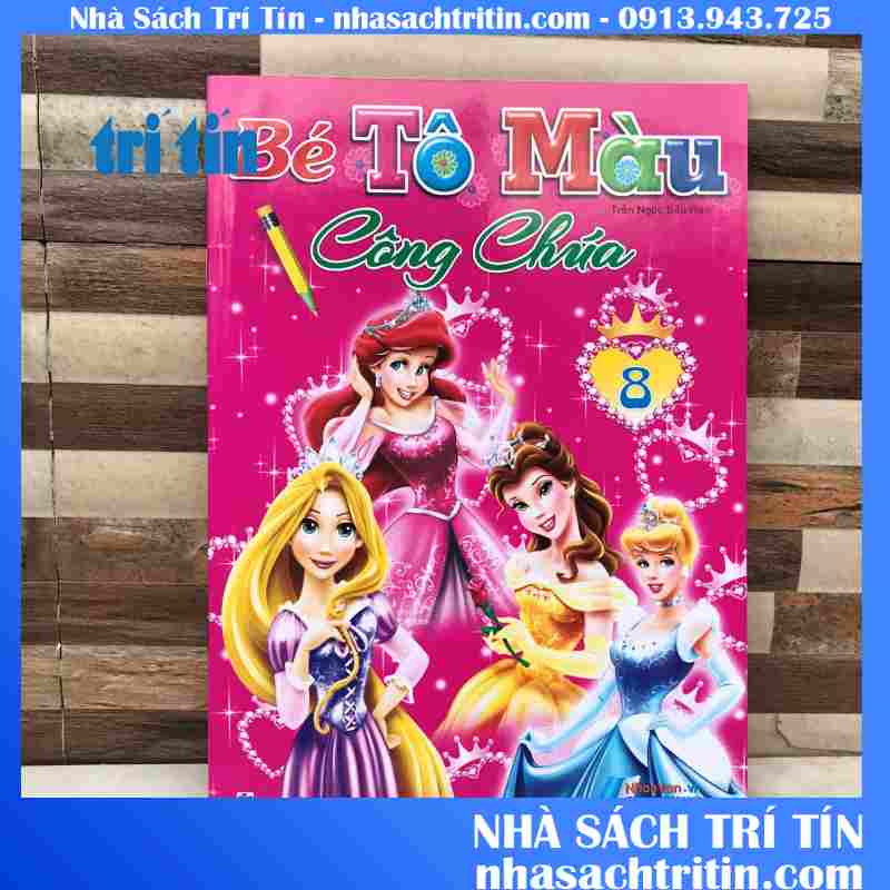 [HCM]TRANH: ✅  ✅ BÉ TẬP TÔ MÀU CÔNG CHÚA.