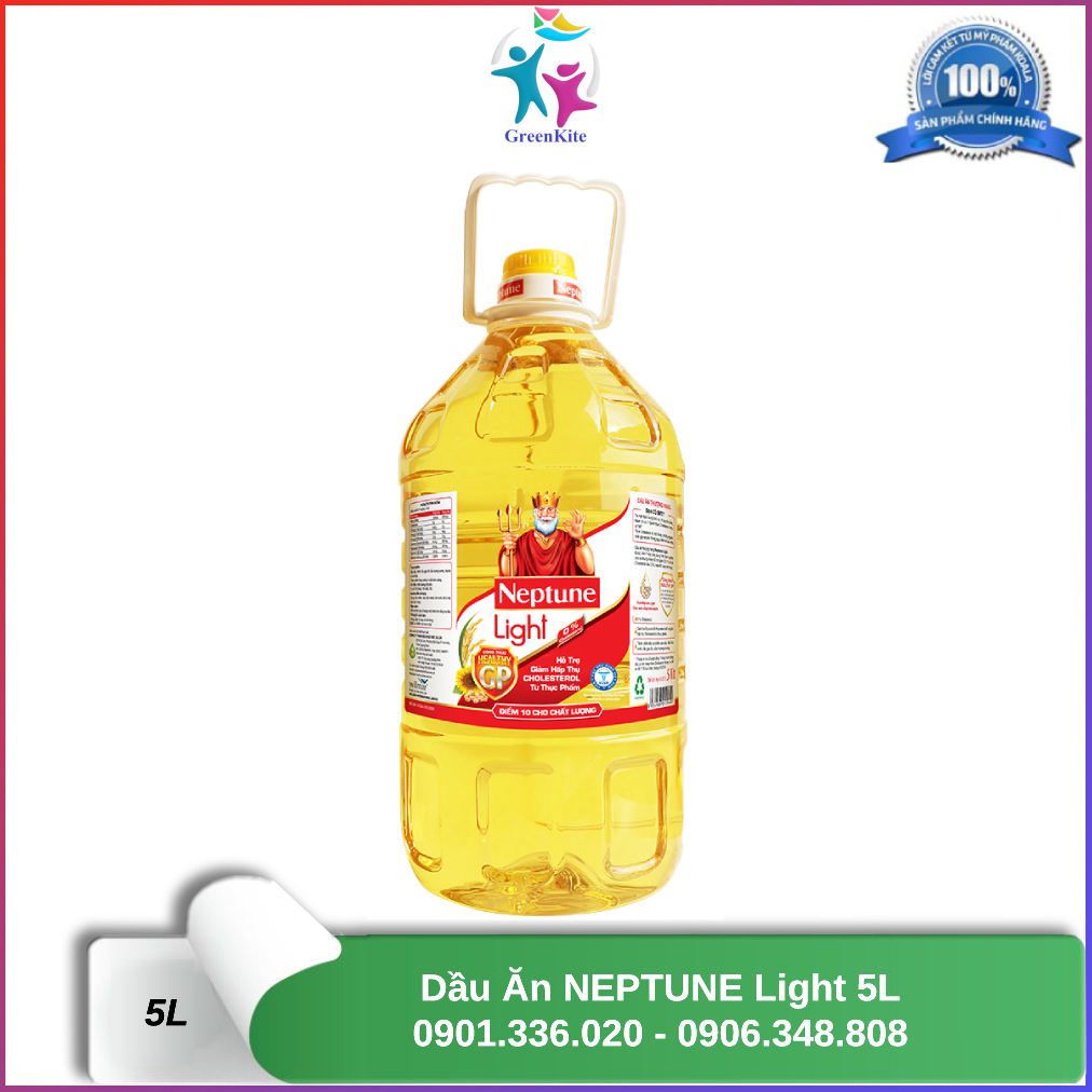 [Chai 5L] Dầu Ăn Thượng Hạng Neptune Light 5L