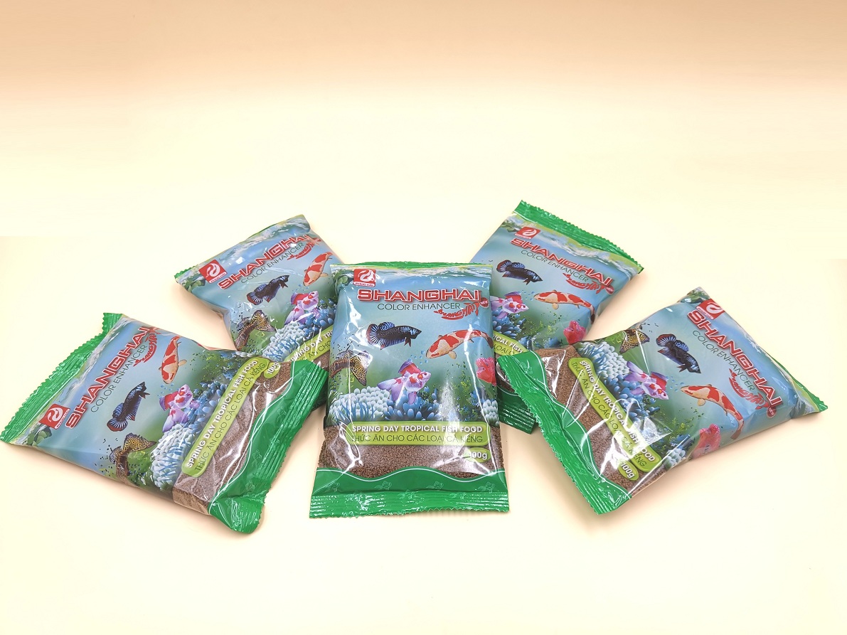 Combo 2 gói cám Shanghai hạt mịn (2 túi 100g)