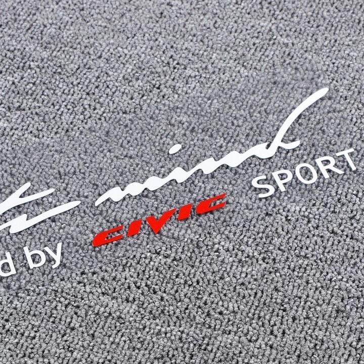[HCM]Tem sport mind dán xe ô tô Civic (trắng)