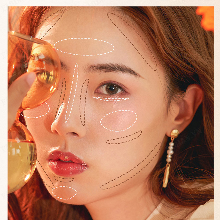 Natural double-end highlight contour stick