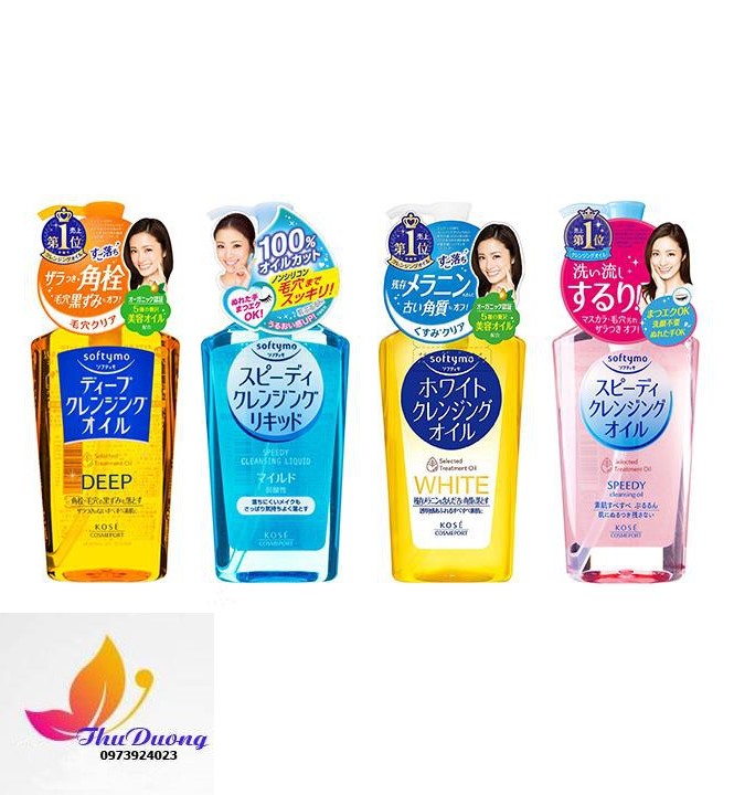 [HCM]Tẩy trang Kose softymo deep cleansing oil 230ml