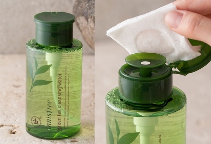 Nước tẩy trang Innisfree Green tea Cleansing Water (Chai) nhập khẩu